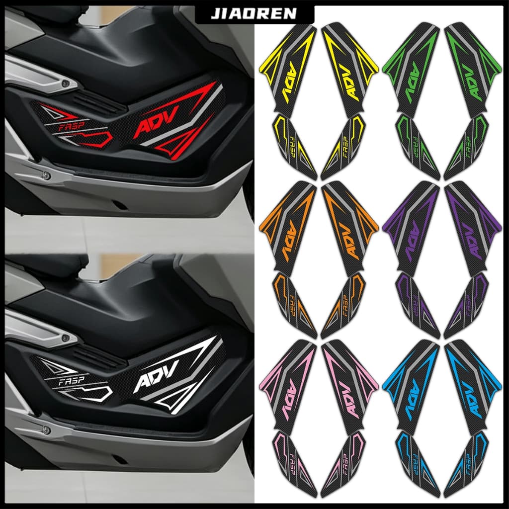 ติ๊กเกอร์กันรอยช่วงบนพักเท้าหน้า  ADV160 สติกเกอร์คาร์บอนไฟเบอร์สำหรับมอเตอร์ไซค์ 2020-2026