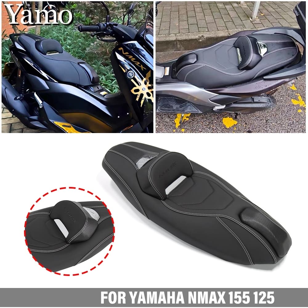 สําหรับ YAMAHA NMAX 155 2020-2024 NMAX 155 Turbo 2025-2026 ดัดแปลงเบาะรองนั่ง NMAX V2 NMAX V3 เบาะรองนั่งแบบนุ่ม