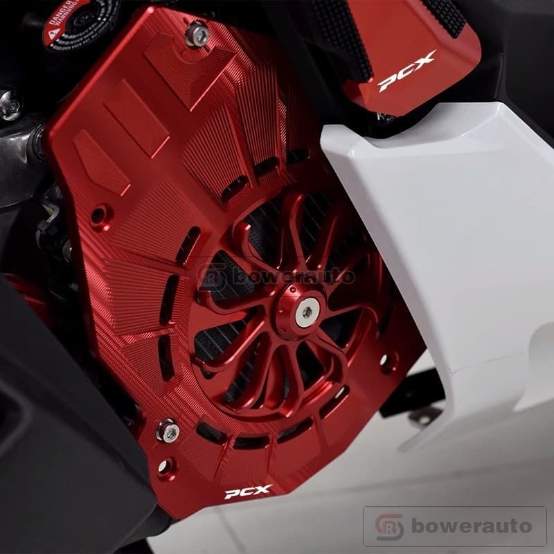 การ์ดหม้อน้ำอลูมิเนียม ฝาครอบหม้อน้ำ อุปกรณ์ตกแต่งมอเตอร์ไซค์ ADV160/PCX160/125 PCX160