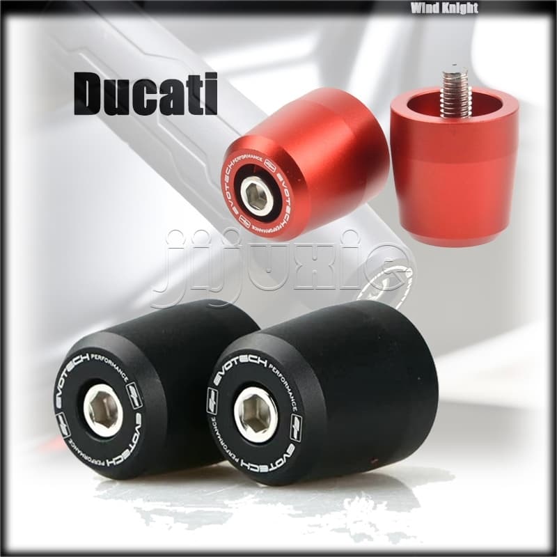 สําหรับ Ducati Hypermotard 821 950 796 939 Hyperstrada Diavel 1200 1260 V4 X-Diavel รถจักรยานยนต์ Handlebar ปลั๊ก Balance Terminals Handlebar หมวก EP Evotech