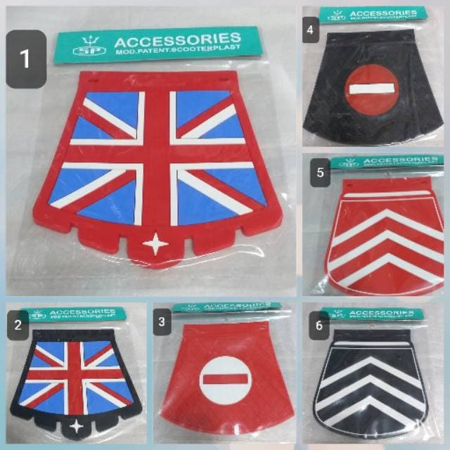 Mudflap/บังโคลนน้ํา/บังโคลน mud สําหรับ Vespa Super/Sprint/Old Year/PX/PS/Vespa LX/Vespa S/GTS/Primavera Bagus