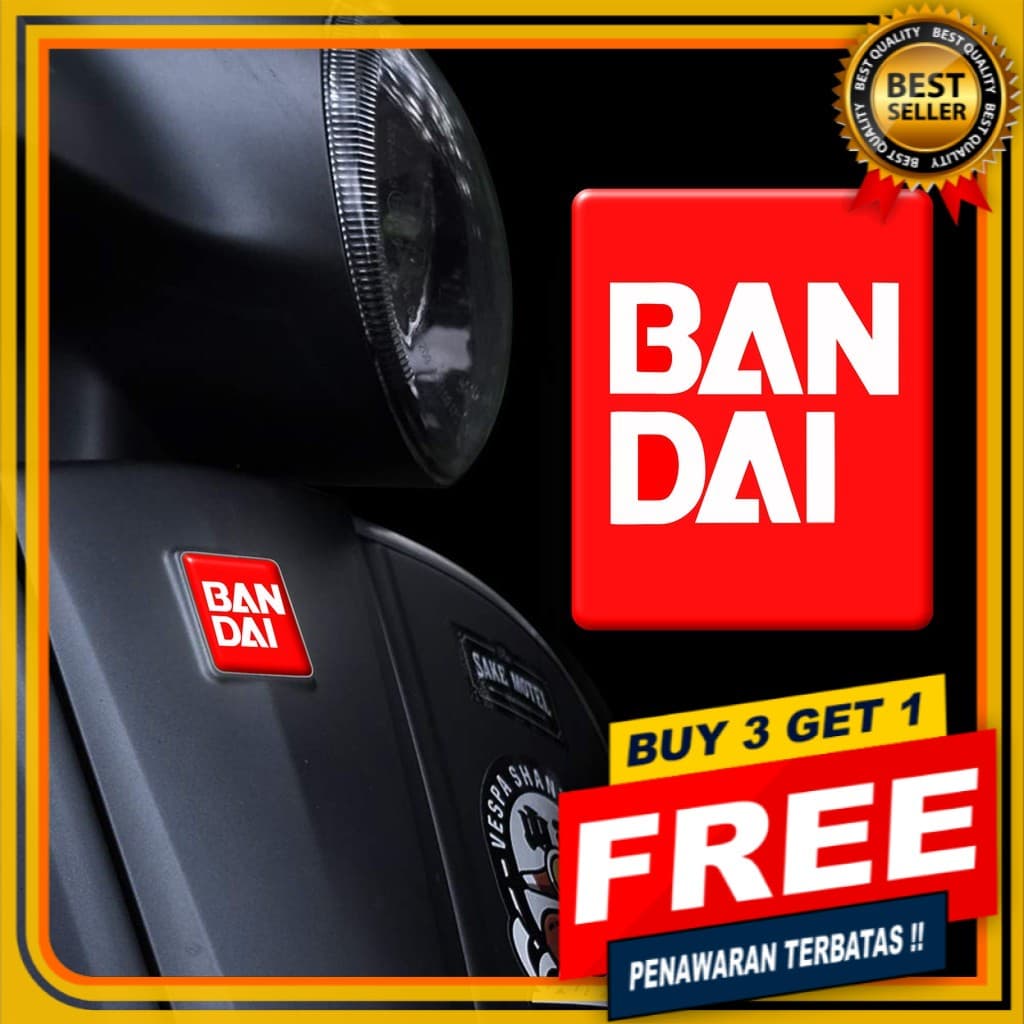 VESPA PIAGGIO TIE BANDAI EMBLEM STICKER Vespa LX/S/Sprint/Primavera/GTS