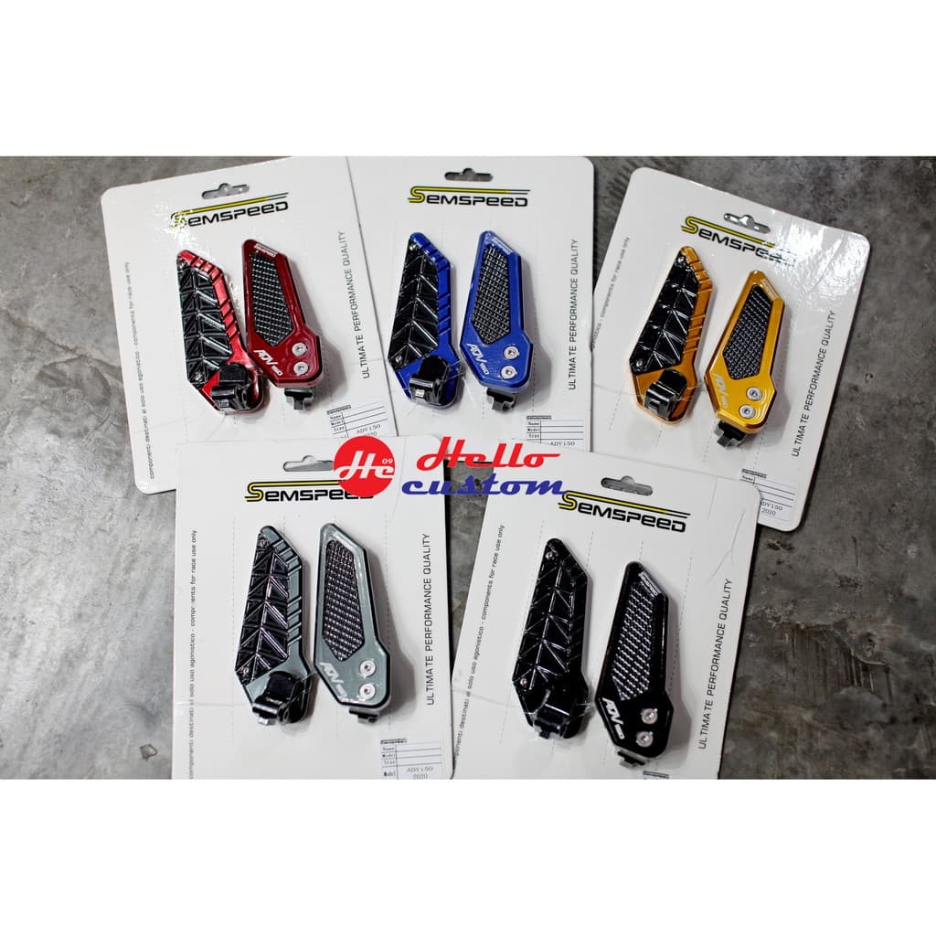 พักเท้าหลัง SEMSPEED HONDA ADV 150 / ADV 160 พักเท้า CNC ADV150 / ADV160