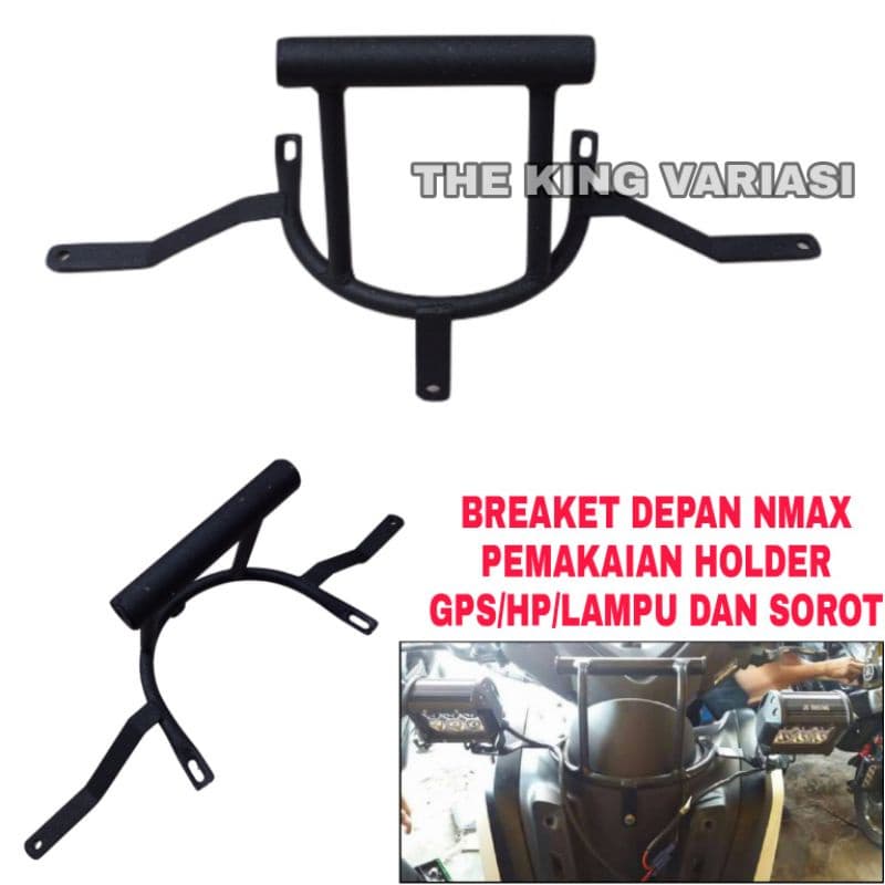 NMAX HP BREAKET/NMAX GPS BREAKET/โทรศัพท์และโคมไฟ BREAKET/NMAX FRONT BREAKET/PHONE BRACKET AND LAMP