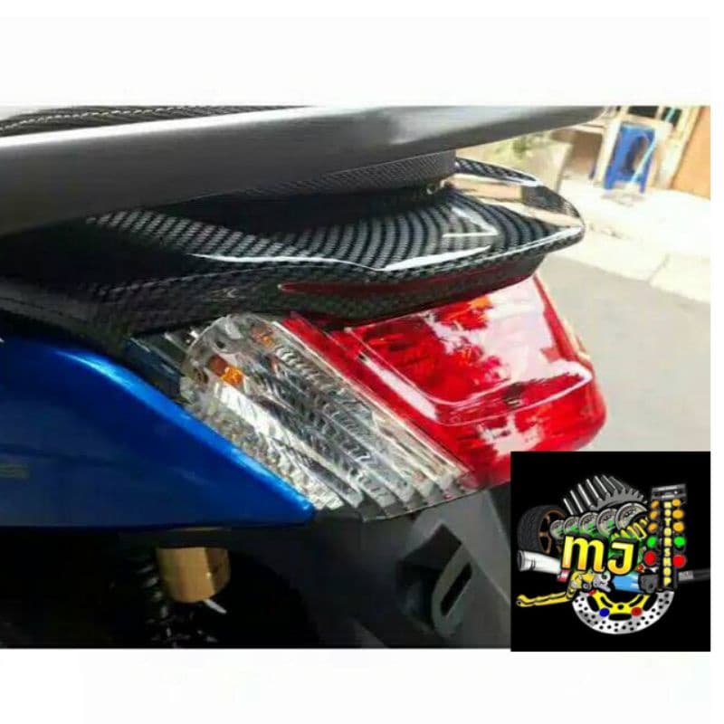 Ducktail Nmax Old Carbon Fin Stop Lamp Nmax Old Cover Stop Lamp Hat Nmax Old Original Nemo Brand