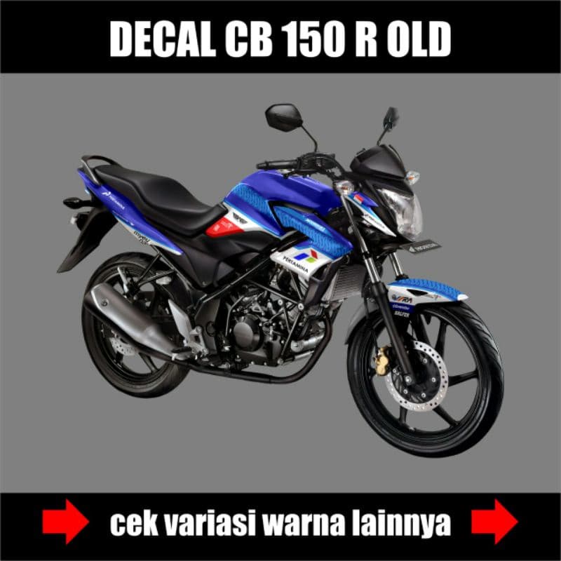 HONDA CB 150R OLD MANDALIKA VARIATION DECAL - OLD CB 150R FULL BODY STICKER