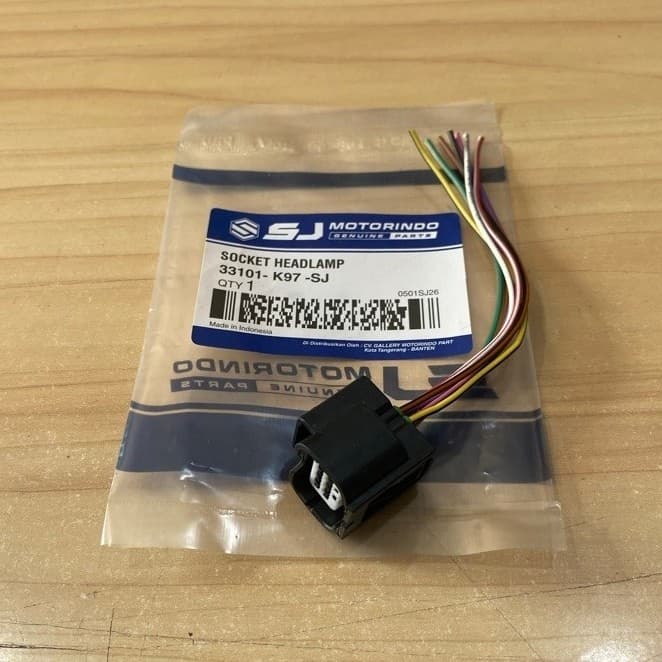 SJ OEM ไฟหน้า Socket PCX K97 8 Pin / HeadLamp Socket Vario 150/125 Led / Vario 160 / Stylo 160 / PCX 160 / Original
