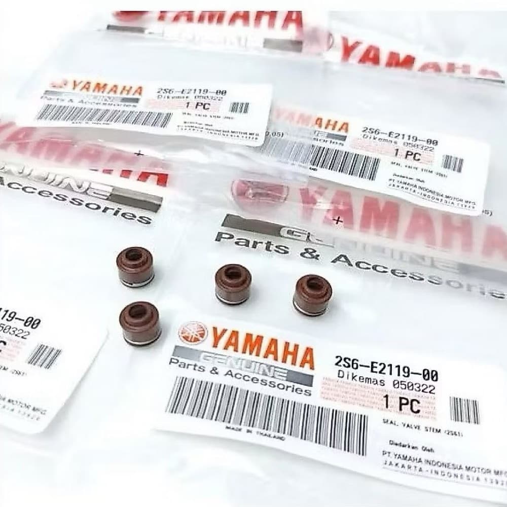 YAMAHA VIXION OLD VIXION ใหม่ NVA NVL JUPITER MXKING XRABE R15/25 ซีลวาล์ว CODE 2S6 เบรกต์ 4 ชิ้น