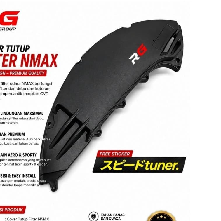 NMAX ใหม่ NMAX NEO S ใหม่ NMAX TURBO NMAX 155 เชื่อมต่อใหม่ฝาครอบกรองอากาศฝาครอบกล่องกรองอากาศรถจักรยานยนต์ PROTECTOR ด้านข้างกล่องรถจักรยานยนต์ฝาครอบกรองอากาศ SLIM VELOSCOPE รุ่น THICK ABS