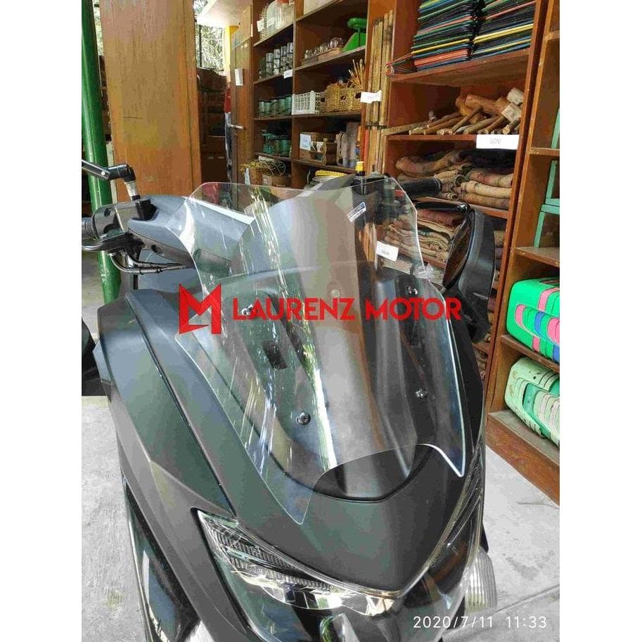Visor มอเตอร์กระจกหน้ารถ NMAX เก่า OCITO ความสูง 34 ซม. ความหนา 3 มม. N Max Shield อุปกรณ์เสริม Variations NMax