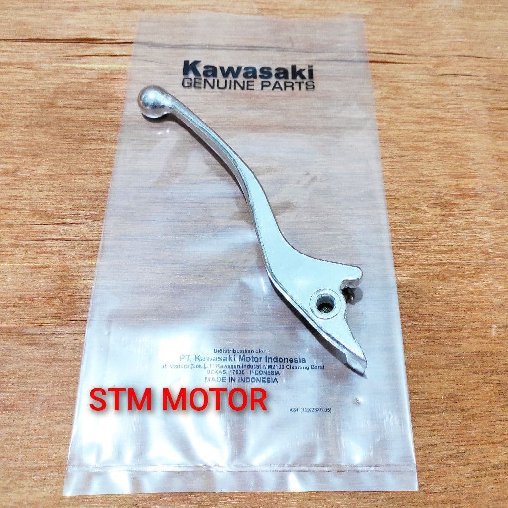 แฮนด์เบรกขวา (สีเงิน/โครเมียม) kawasaki Ninja r, Ninja rr, KLX 150, KLX bf 150, dtracker old/new, KLX ทุกประเภท, kaze, zx,