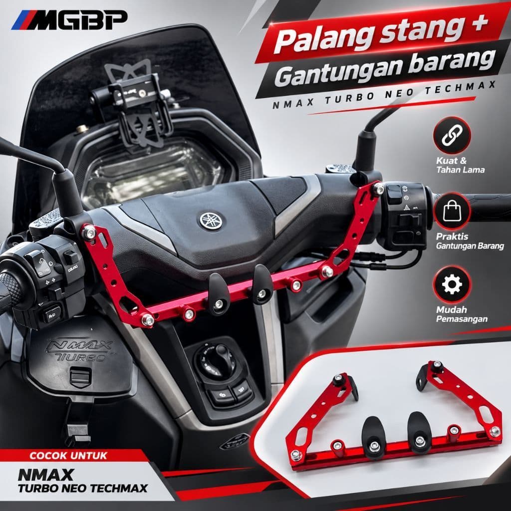 GANTUNGAN Nmax Turbo Goods Hanger Nmax Neo S Techmax Nmax Goods Hook Nmax Goods Hook Bracket + Focus แฮนด์บาร์