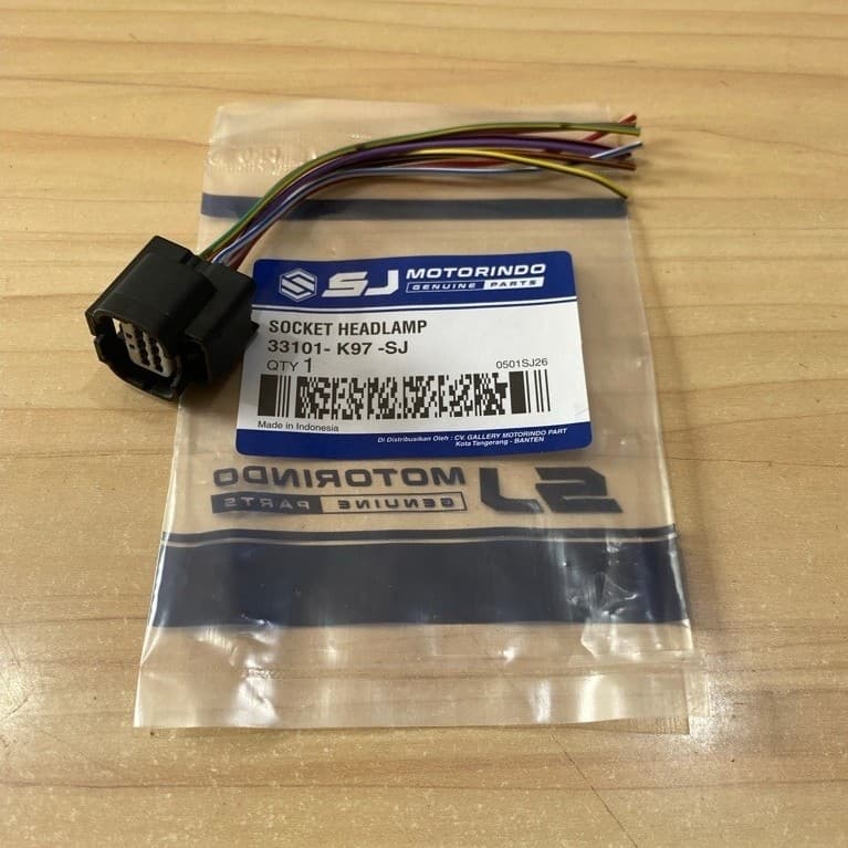 SJ OEM 8Pin HeadLamp Socket PCX 150 K97 / ไฟหน้า Socket Vario 160 / PCX 160 / Stylo 160 / Vario 125/150 Led / ของแท้