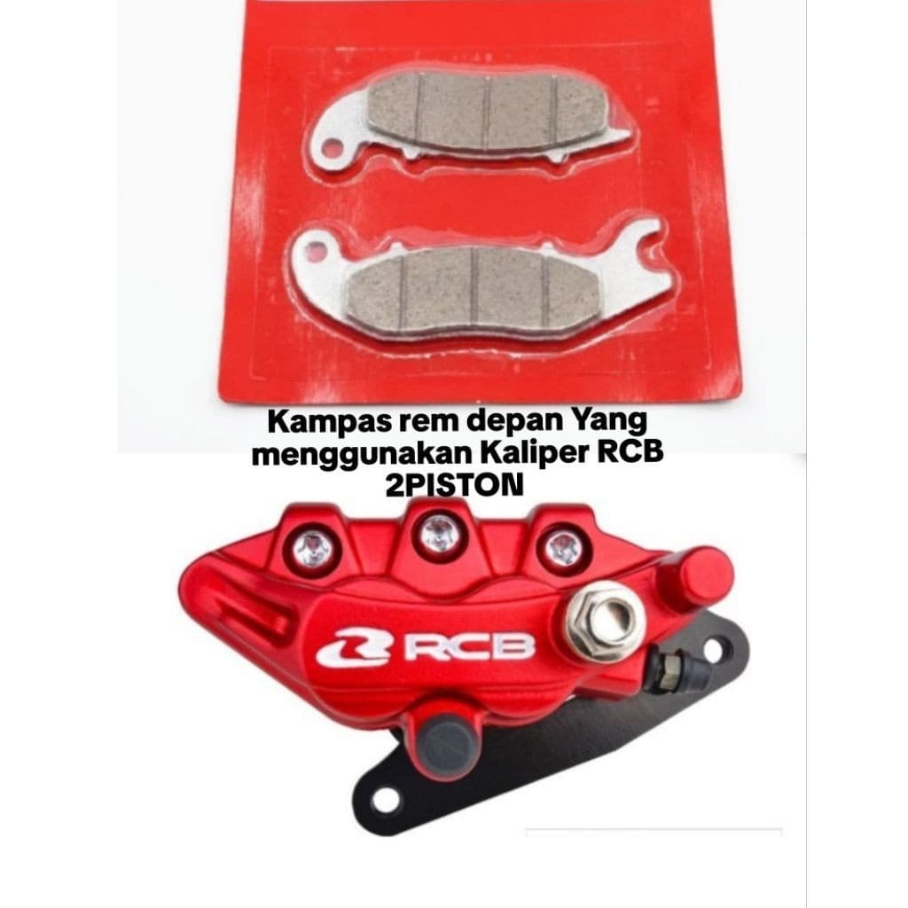 ผ้าเบรกหน้าสําหรับธุรกิจที่ใช้ RCB 2 PISTON CALIPERS NMAX 155 เก่า/ใหม่ AEROX 155 เก่า/ใหม่ NMAX TURBO NMAX NEO AEROX ALPA AEROX CONNETED OEM IMORT คุณภาพ