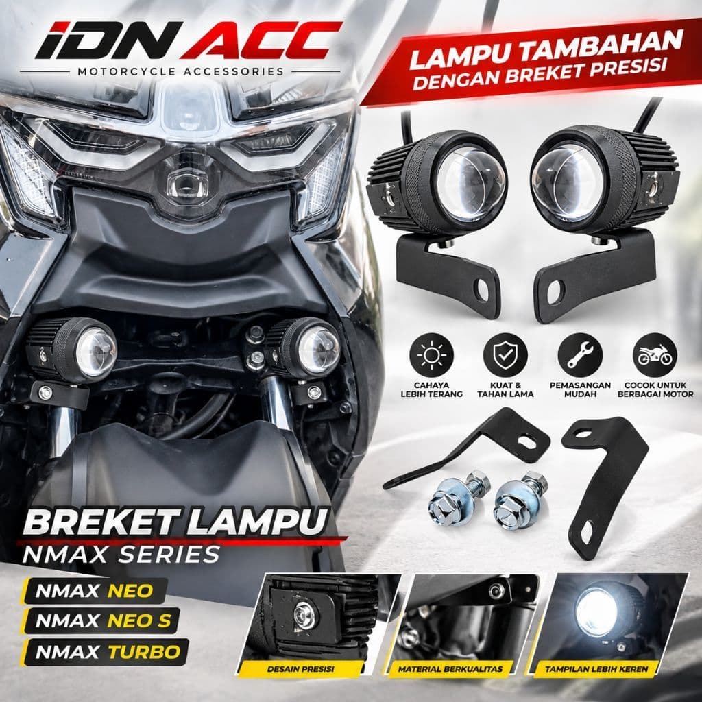 ขายึดสปอตไลท์ ไฟตัดหมอก D2 Laser Nmax Neo Nmax Neo S Nmax Turbo Nmax 2025 ที่ยึดสปอตไลท์ L V1