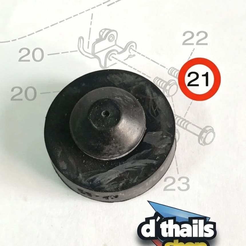 ยาง (K2PH) บล็อกรีเทนเนอร์มาตรฐาน 2 STOPPER MAIN STAND Yamaha Mio M3 SZ SOUL GT 125 X-RIDE FREEG0 Gear Fazzio Grand Filano (1PC)