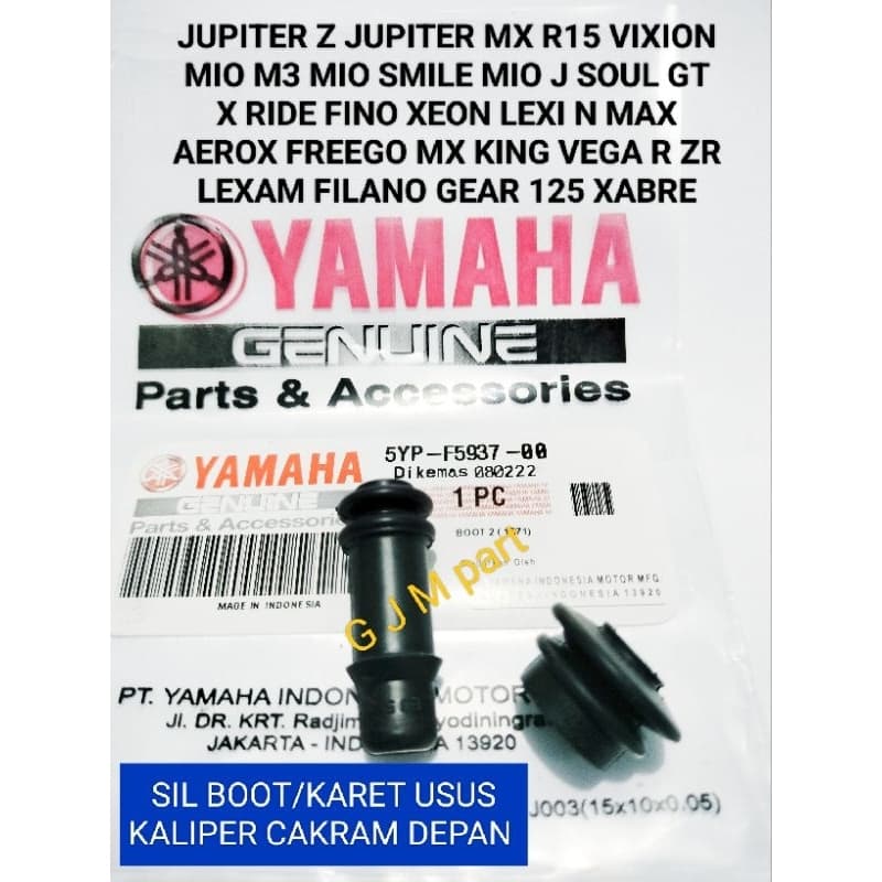 ยางซีลภายใน BOOT ยางหน้า DISC CALIPER YAMAHA MIO J MIO SPORTY MIO M3 JUPITER MX R15 VIXION XABRE MX KING X RIDE FINO 125 XEON LEXI N MAX AEROX ฟรีเกียร์ VEGA R 125 LEXI MIO S MIO Z VEGA FORCE