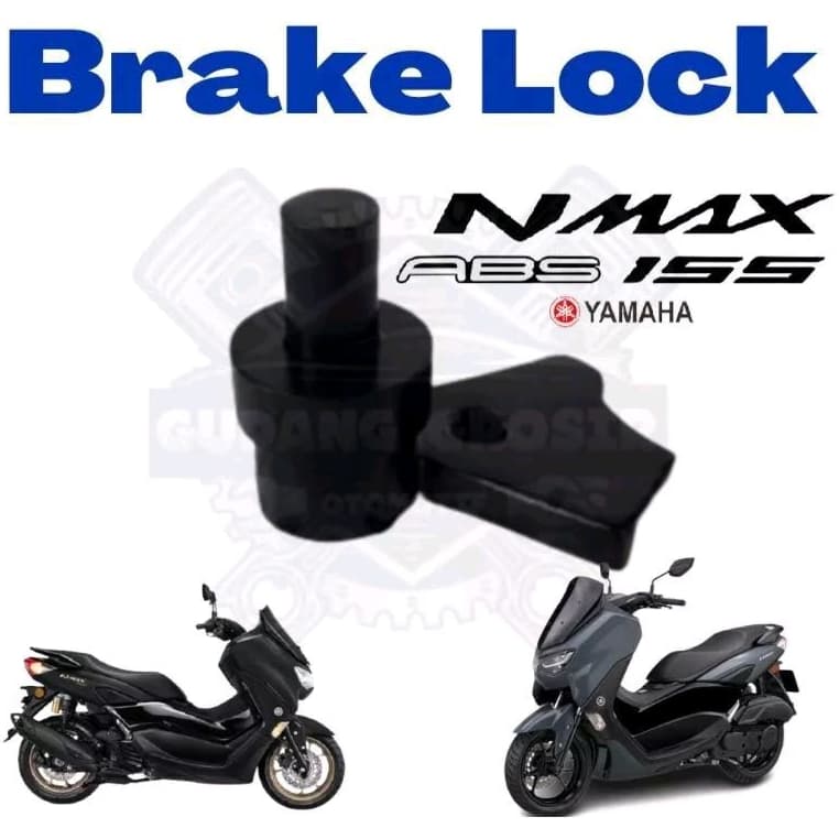 มือจับล็อคเบรค Nmax Old / Nmax New, ADV 150/160, PCX 150/160 และ Vario 160 ล็อคเบรกจอดรถ Yamaha Nmax เก่า Nmax ล็อคที่จอดรถ Nmax มือเบรคความปลอดภัย Nmax เก่าและ Nmax ใหม่ 2020 - 2023
