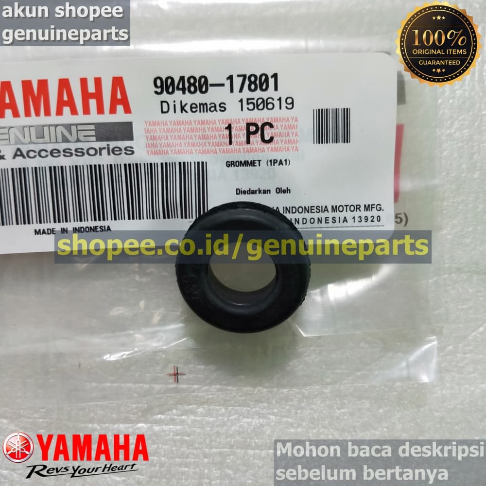 เลขที่. 5 ยาง GROMMET FRONT MUDGER YZF R15 V2 ORIGINAL YAMAHA
