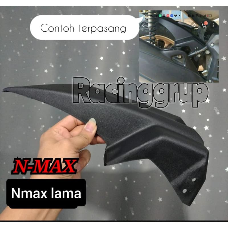 Nmax OLD Underbody Fender Hugger Yamaha Nmax บังโคลนหลัง pnp Nmax ติดตั้ง