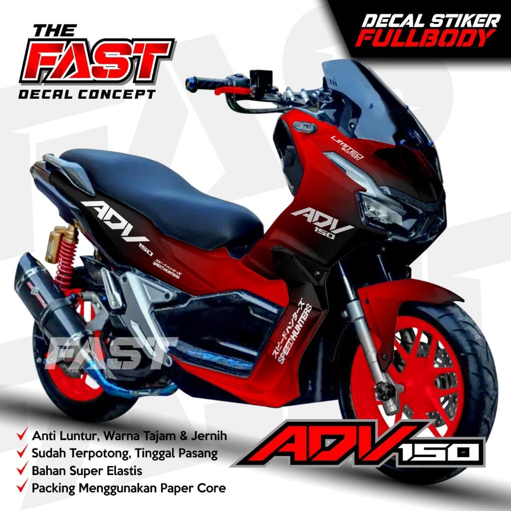 ใหม่ล่าสุดรูปลอก ADV150 Fullbody Chameleon Variation สติกเกอร์ Striping Decal Yamaha ADV150, สติ๊กเกอร์ Decal ADV150 สติ๊กเกอร์ Honda ADV 150, triping ADV 150 HONDA Chameleon Variation