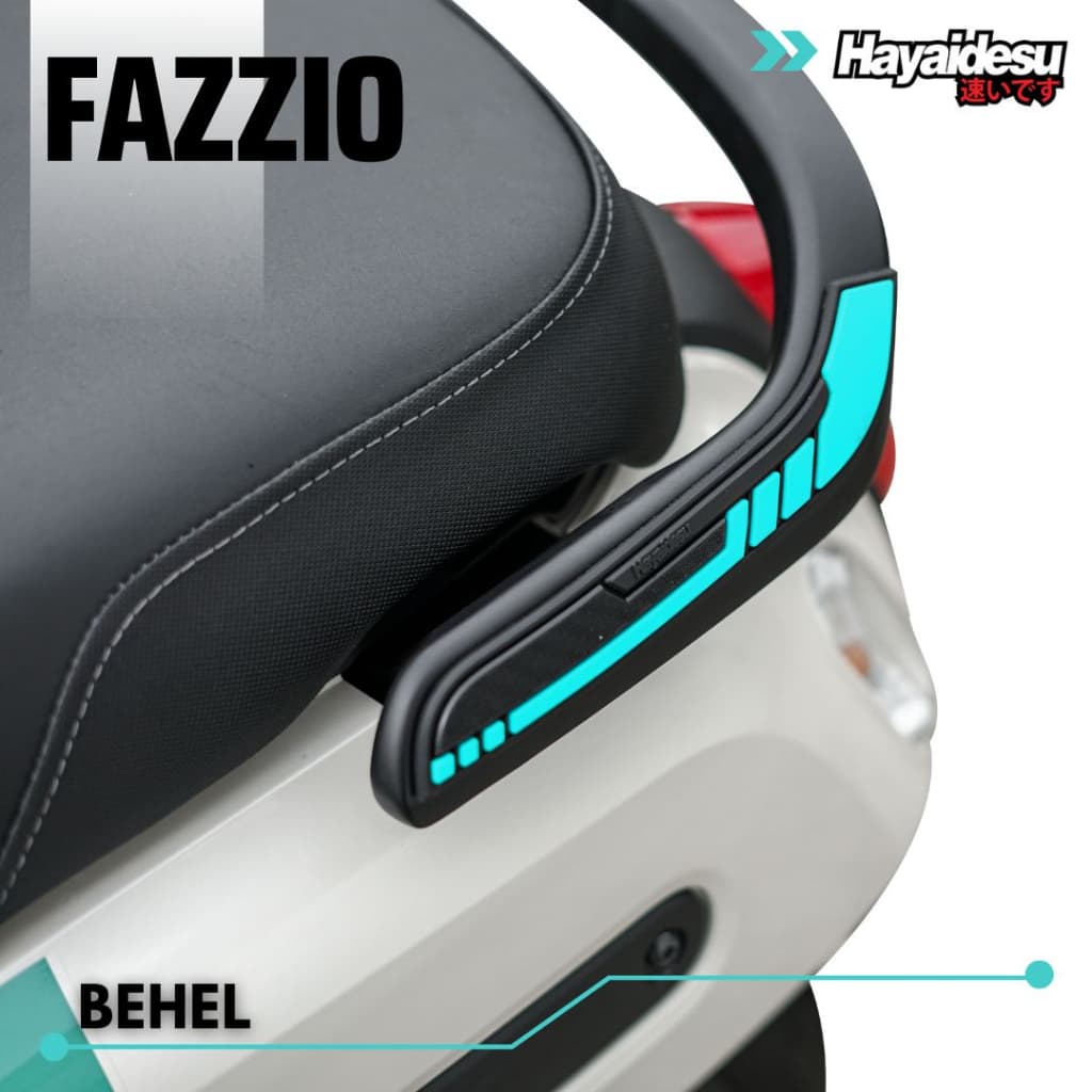 YAMAHA FAZZIO อุปกรณ์ป้องกันร่างกายรถจักรยานยนต์ Pillion Grip Cover-HAYAIDESU