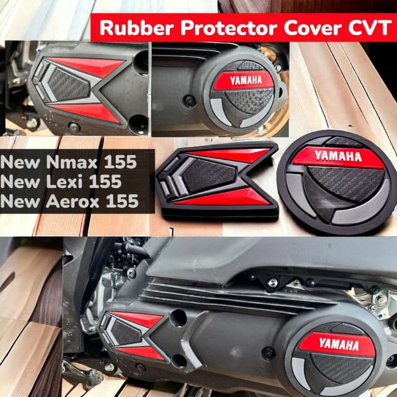 Motopad27 แผ่นป้องกัน CVT motor Yamaha New Nmax Turbo Yamaha Lexi LX 155 Yamaha New Aerox cover CVT Nmax New / Lexi / Nmax Turbo / Aerox เต็มยาง Premium