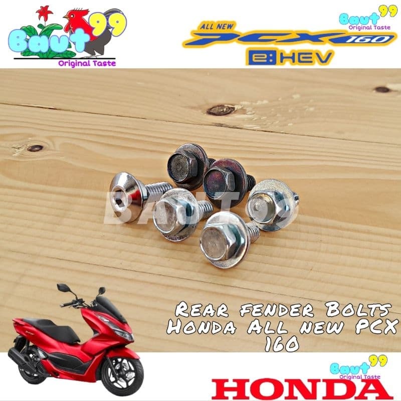 น๊อตบังโคลนหลัง สําหรับ Honda PCX 160 ใหม่ทั้งหมด