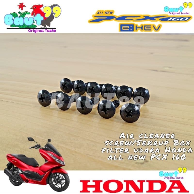 Honda all new PCX 160 กรองอากาศ สกรูกล่อง