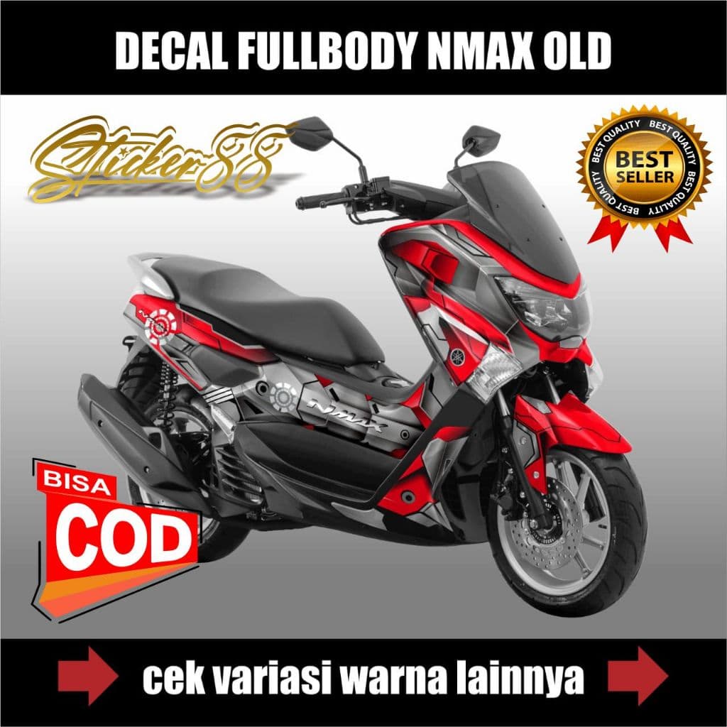 สติ๊กเกอร์รูปลอก Nmax Lama 2015-2019 Fullbody Decal Sticker Yamaha Nmax 2015-2019 Old FullBody / สติ๊กเกอร์ DECAL NMAX OLD GRAPHICS