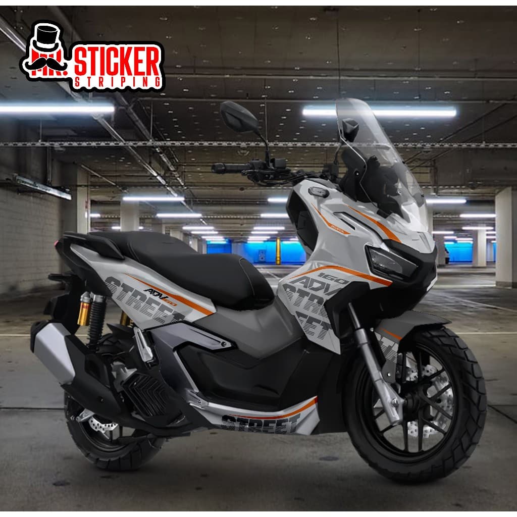 รูปลอก Honda ADV 160 ADV 150 สติ๊กเกอร์แบบกําหนดเองแบบเต็มตัว motif street edition (DC ADV 33)