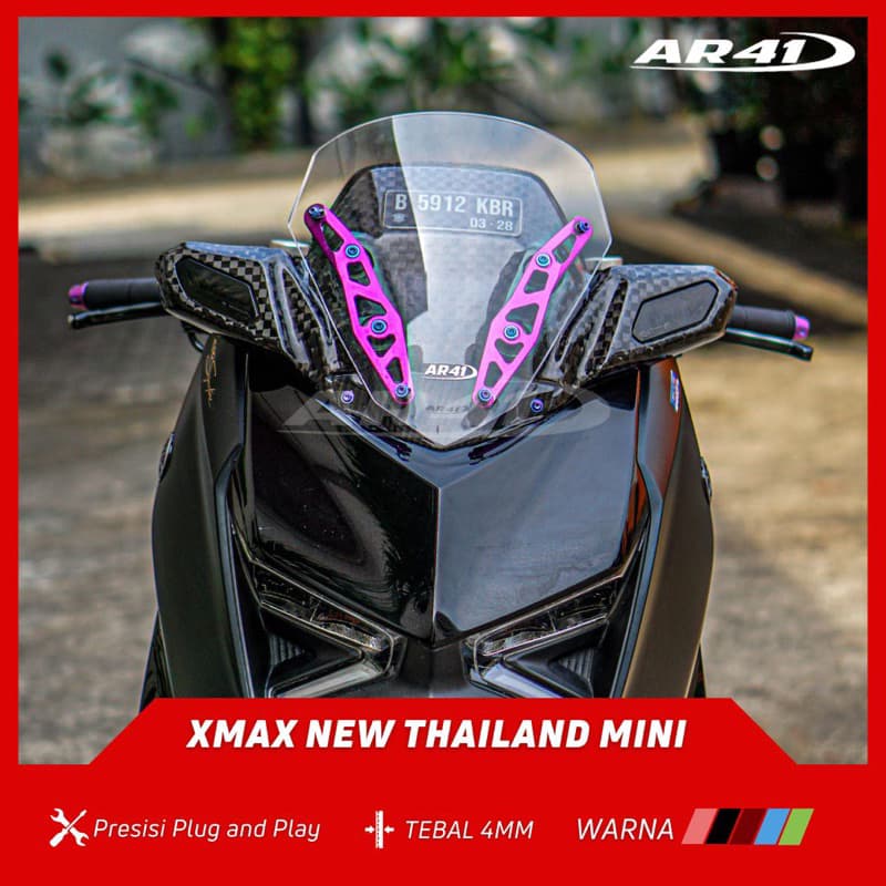 กระจกบังลม XMAX new 2023, Visor XMAX new 2023, Visor xmax winshield xmax รุ่น V2 EUROPEAN MANY CHOICES AR41