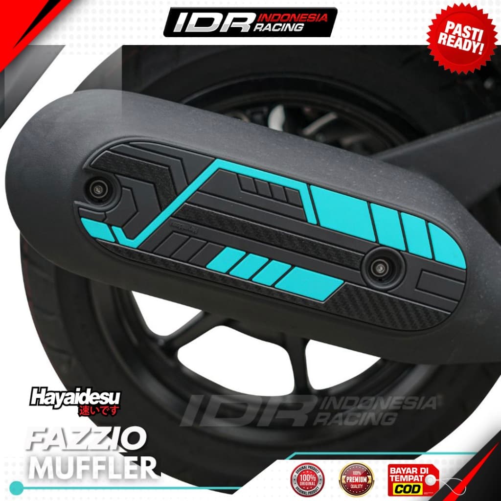Hayidesu Fazzio Muffler ฝาครอบป้องกันรถจักรยานยนต์ไอเสีย Body Protector Yamaha