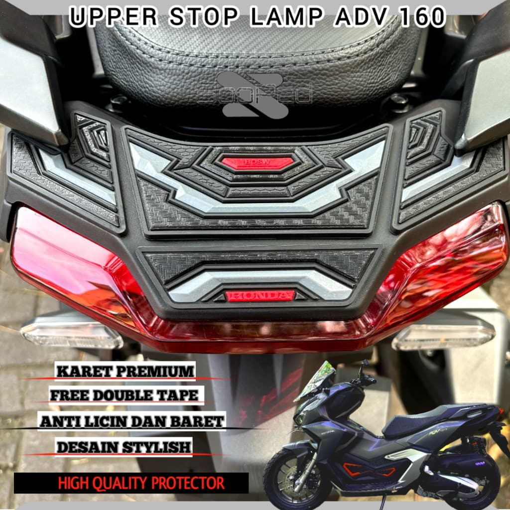 Honda ADV 160 Upper Stop Lamp อุปกรณ์มอเตอร์ไซค์วัสดุยาง