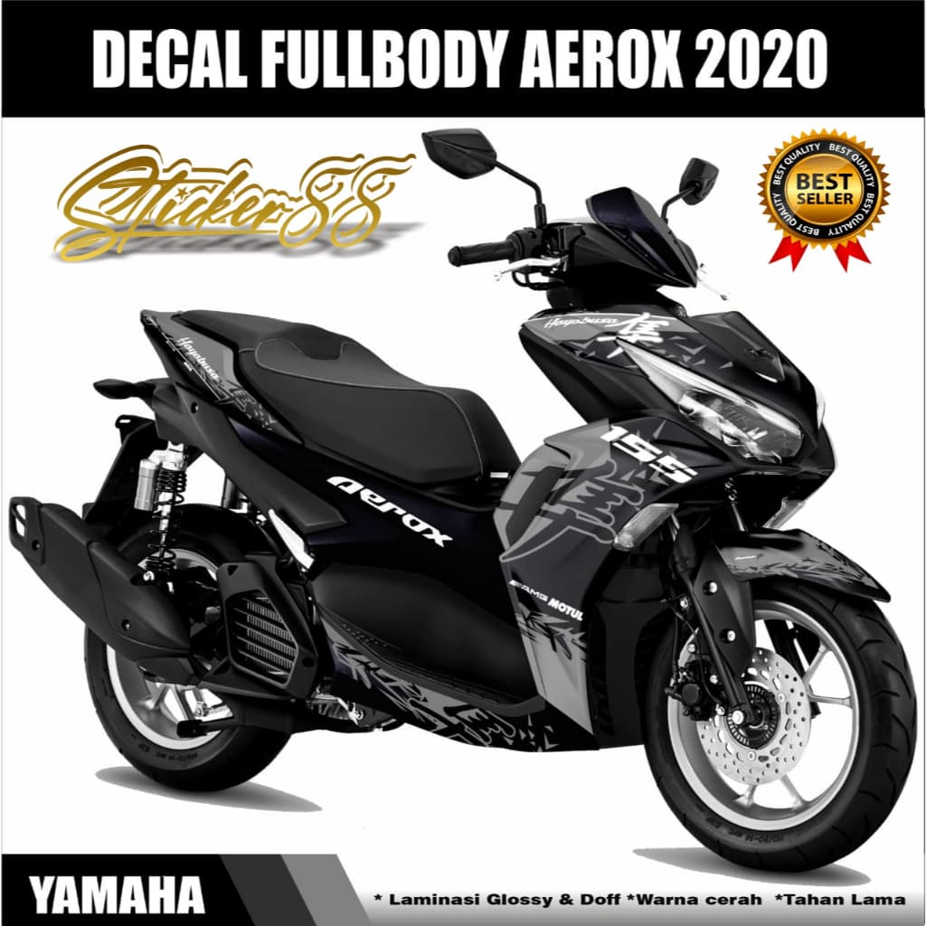 YAMAHA AEROX HAYABUSA FULL BODY สติกเกอร์/รูปลอกสติกเกอร์ Fullbody Variation All New Aerox 155 เชื่อมต่อ Hayabusa - Decal สติกเกอร์ Aerox ใหม่ Decal มอเตอร์ เชื่อมต่อ 155 ใหม่ 2021 2022