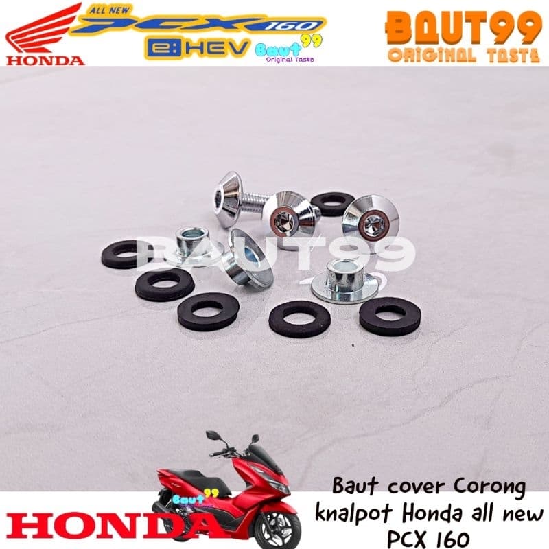 น๊อตครอบท่อไอเสียด้านหลังสําหรับ Honda ใหม่ PCX 160