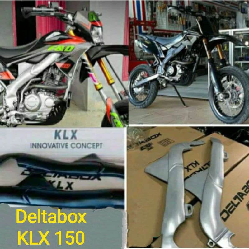 Deltabox Kawasaki KLX 150 S, KLX 150 L, BF, Kawasaki D-Tracker, Delta Box bodyguard KLX 150