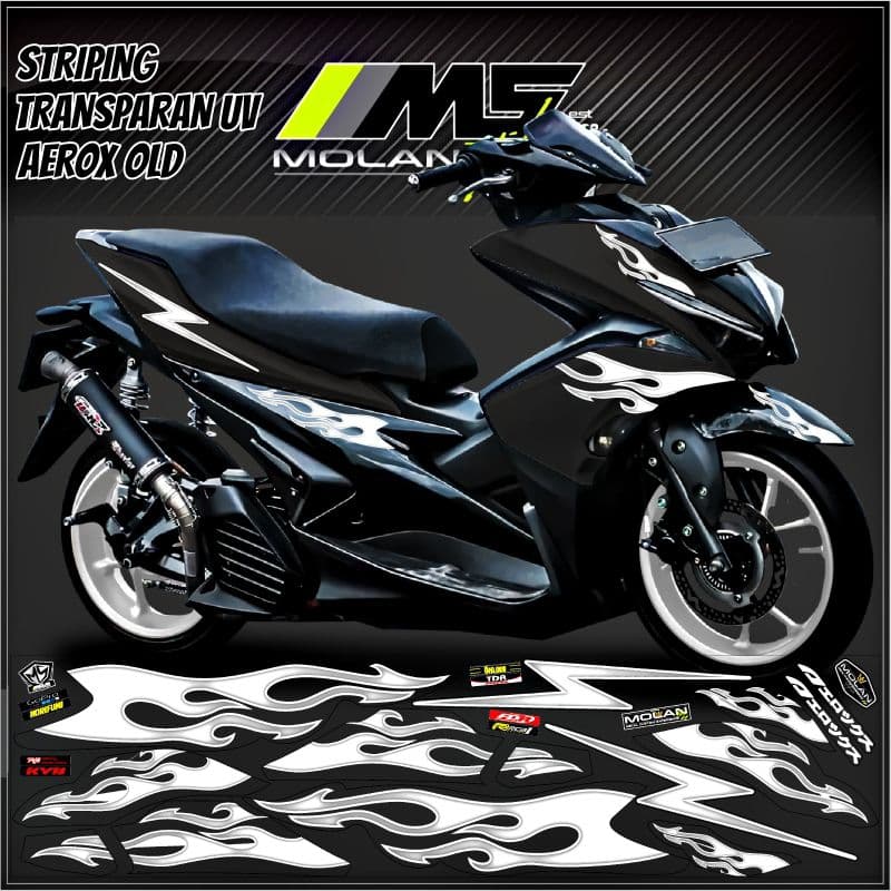 Decal สติกเกอร์ Striping Variation โปร่งใส Uv Aerox เก่า Api Aerox 155 เก่า 2016-2019 Aerox 155 เก่า Yamaha Aerox 155 Vva Abs Yamaha Nvx 155 เก่า |โปร่งใสDecal Aeroxสติกเกอร์เก่าโปร่งใสLis Aeroxเก่าโปร่งใสStriping Aerox Fireสีขาวสีเทา