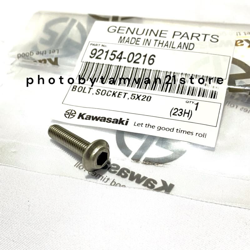 KAWASAKI ZX25R NINJA 250 NINJA 300 NINJA 636 ORIGINAL FAIRING VISOR BOLT 9154-0216