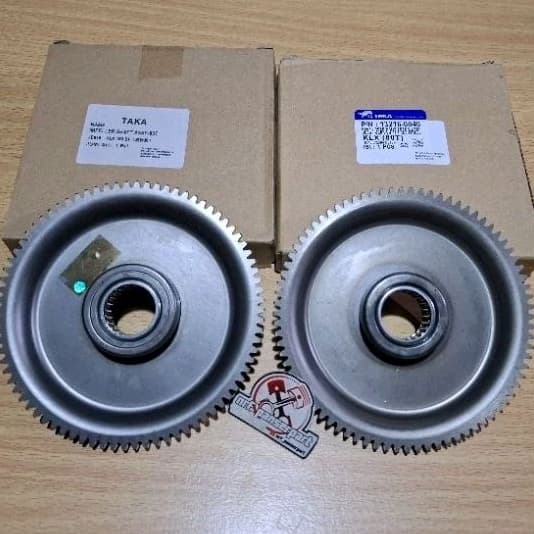 เกียร์สตาร์ทขนาดใหญ่สําหรับ OLD KLX/KLX BF 150 80T//LARGE STARTER MAGNET GEAR KAWASAKI KLX BF D TRACKER ใหม่//KLX S OLD KLX D TRACKER + แบริ่ง/LAHER