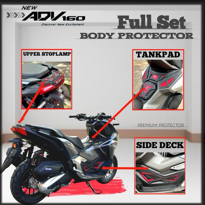 Adv 160 Body Protector Fullset อุปกรณ์เสริมยาง