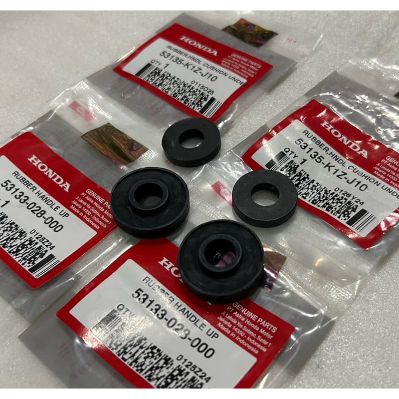 4pcs Original AMM PCX160 แฮนด์การสั่นสะเทือน Damper ยาง 53135K1ZJ10 53133028000