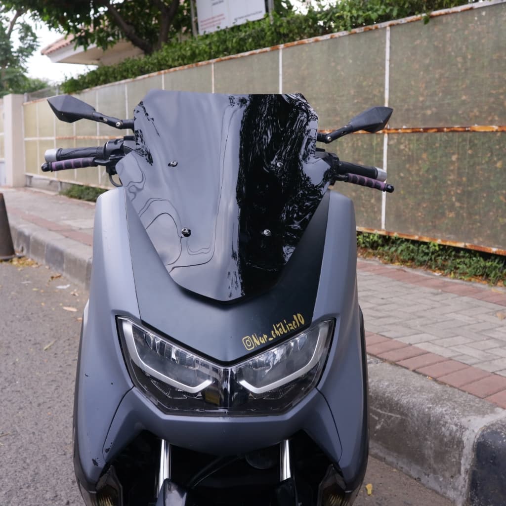 Visor nmax เก่า 2015-2019 รุ่น VECTOR visor yamaha n max 155 ใหม่ 2020 2024 visor n max 155 เวกเตอร์- กระจกบังลม n max lama