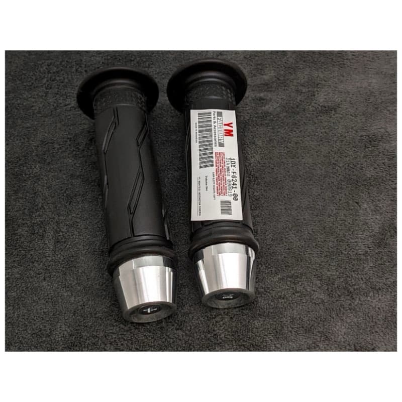 ปลอกมือรถจักรยานยนต์ YAMAHA แฮนด์จับ Handfat jalu chrome รุ่น pcx ปลอกแฮนด์ mio aerox nmax fino soul xeon mio m3 fazzio lexi vixion x1 f1zr freego mio เกียร์ f1 zr f1 zr freego soul gt มือ yamaha vega j1zr
