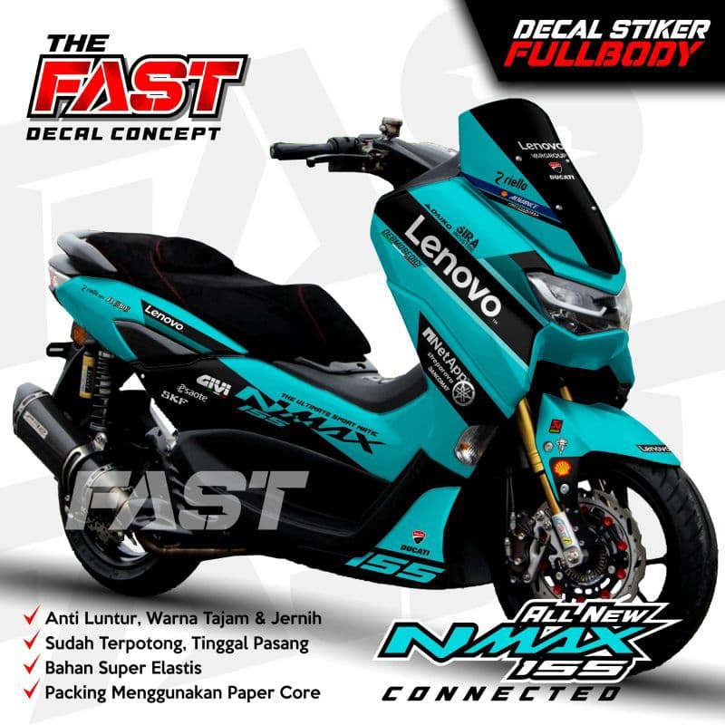 รูปลอกสติ๊กเกอร์มอเตอร์ Yamaha Nmax New Full body nmax new Fullbody ใหม่ล่าสุด COD รถมอเตอร์ไซค์ striping nmax ใหม่