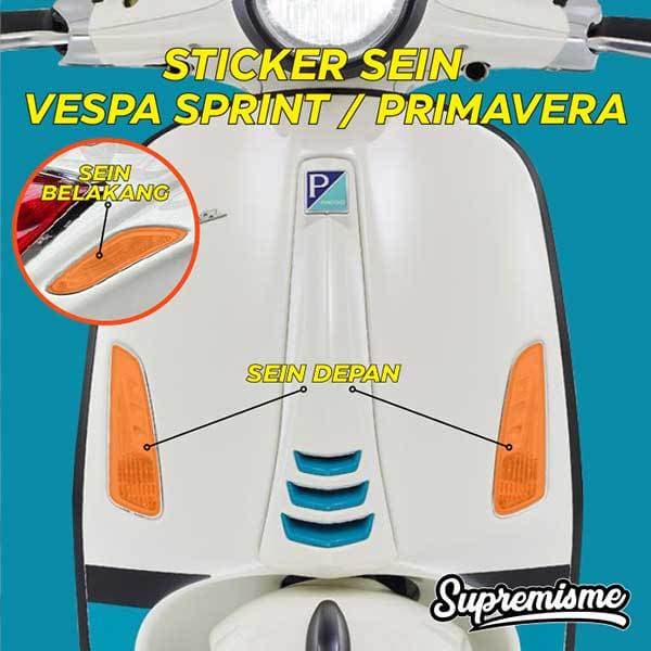 สติ๊กเกอร์ไฟเลี้ยว Vespa Sprint/Primavera | สติ๊กเกอร์ไฟเลี้ยว Vespa Sprint/Primavera | สติ๊กเกอร์กันรอยไฟเลี้ยว Vespa Sprint/Primavera