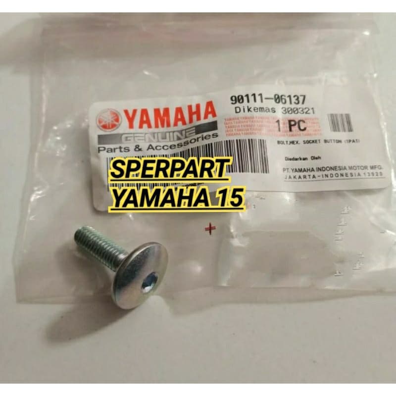 FRONT FENDER CAP L BOLT R15 V2 R15 V3 V4 XABRE R25 MT 25 YAMAHA ORIGINAL YGP
