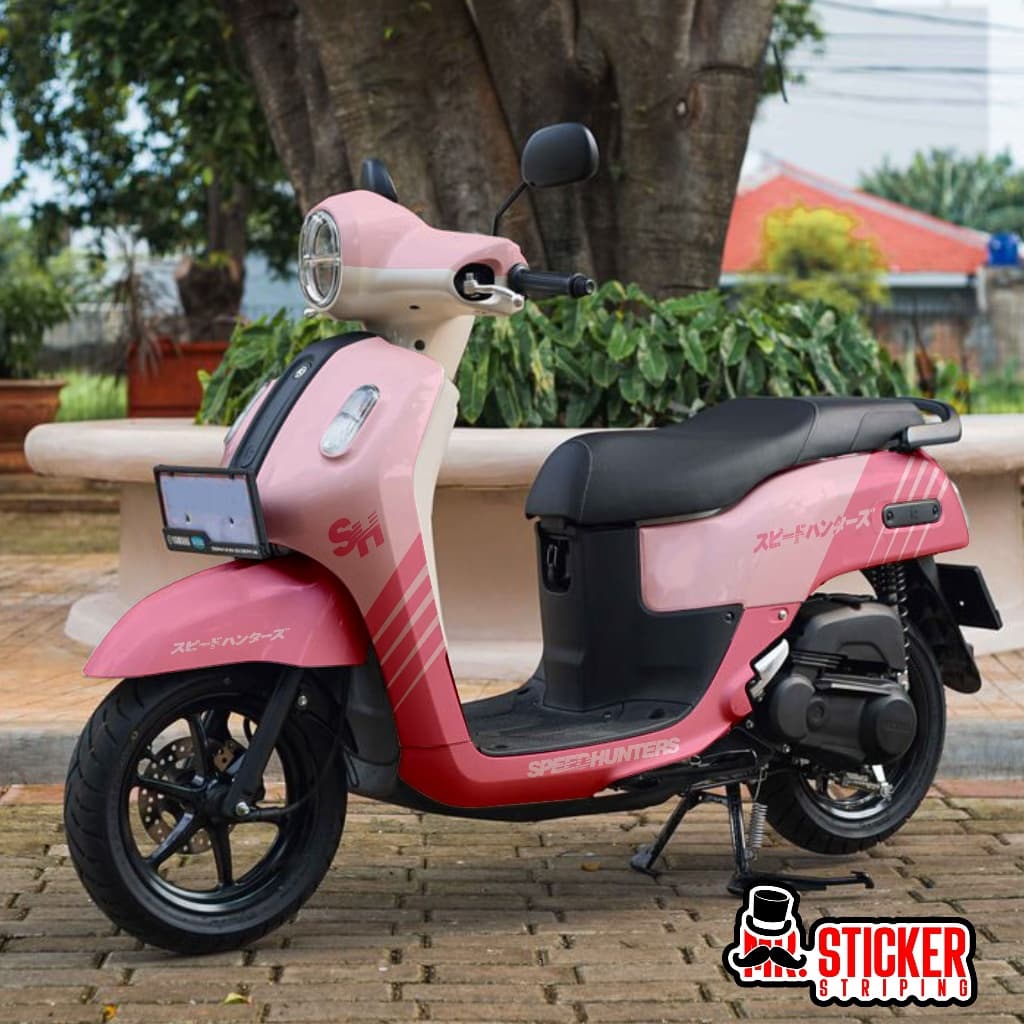 รูปลอกพิมพ์yamaha Fazzio สติ๊กเกอร์แบบกําหนดเองแบบเต็มตัว ออกแบบฟรี motif speed hunter (DC Fazzio 15)