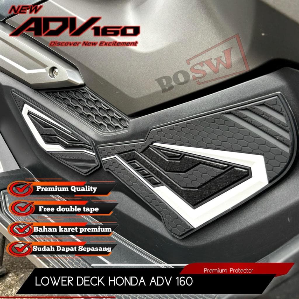 ADV 160 Side Deck Accessories Body Cover วัสดุยาง Variation
