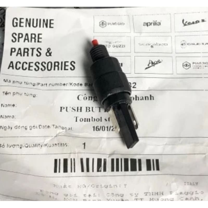 สวิตช์สตาร์ท / สวิตช์เบรก Vespa Sprint / Primavera / LX / LXV / S / GTS Iget Original